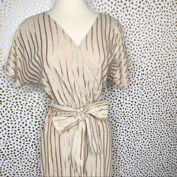 H&M Pants - H&M Shimmer Crinkle Jumpsuit